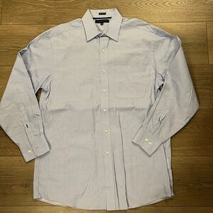 Tommy Hilfiger Blue Striped Dress Shirt